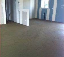 Près pour poser le carrelage