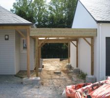 Carport en pin