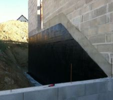 Étanchéité des soubassements
Enduit bitumineux