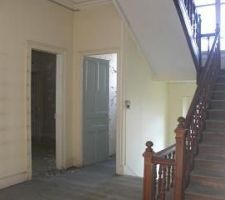 Palier du 1er étage avant travaux