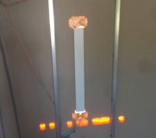 Passage de cables pour la TV