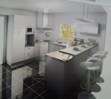 Cuisine commandée chez Cuisinella