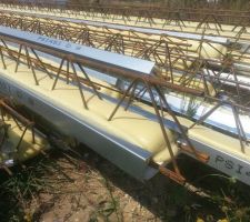Détail des poutrelles légères isoltop (25kg maxi pour une poutrelle de 5m)