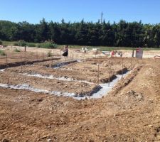 Les fondations sont coul&eacute;es !