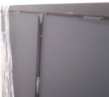 Arrière du miroir plan rapproché