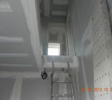 Emplacement du futur escalier