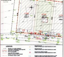 Terrain 1245m&sup2;
Lot n&deg;2 13 rue des Peupliers!!