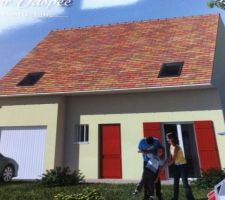 Photo de la maison, brochure MP, fa&ccedil;ade avant