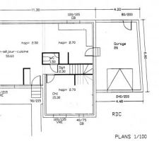 Plan du rez de chaussée