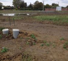 Voici notre terrain 589m2 viabilis&eacute; born&eacute;