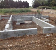 Vide sanitaire avec la trappe d'accès
Côté entrée et sejour