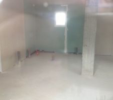 Pose des placos (cuisine