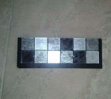 Listel (frise) pr&eacute;vue pour la douche d'en bas