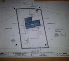 Maison implanté sur le terrain