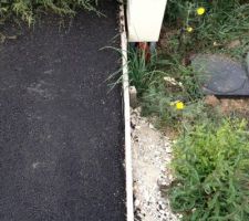 Entr&eacute;e du terrain c&ocirc;t&eacute; coffret