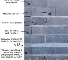 Mur pas de niveau...