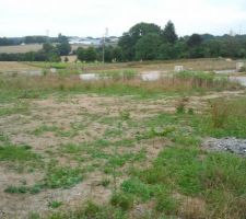 Terrain avant d&eacute;but des travaux