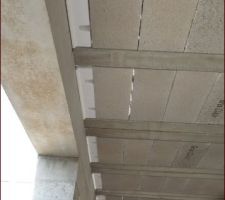 Dalle de l'étage
Rupteur de pont thermique