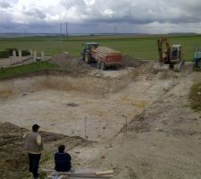 On finit de creuser le sous sol !