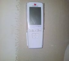 La télécommande/thermostat de la chaudière