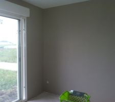 Peinture murs salon séjour en cours