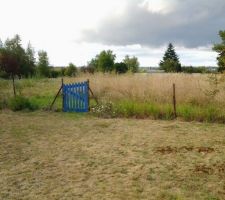 Vu derriere notre terrain