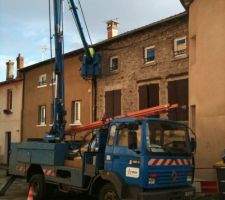 Decrochage des cables EDF sous les forgets
