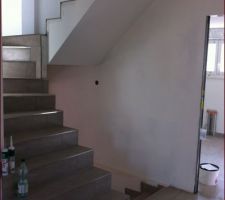 Carrelage escalier /profilés inox