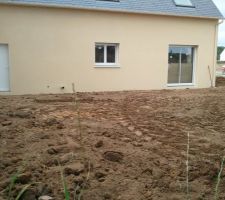 Enorme travail du terrassier. Bravo