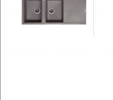 Evier en granit noir