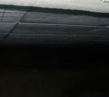 Condensation au bord du vide sanitaire
