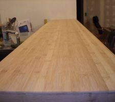 Le plan de travail du bar