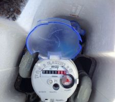 Pose du compteur d'eau