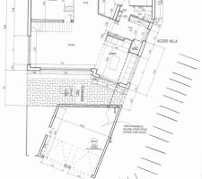 Plan RDC, garage