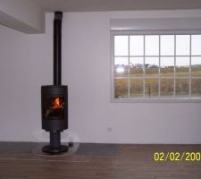 Poele a bois dovre astroline4, ièce de 73m2 chaud très bien