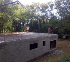 Coulage de dalle !