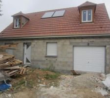 La maison avance..on commence enfin &agrave; pouvoir se projeter