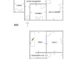 Plan d'origine de la maison