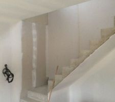 Placage escalier