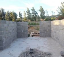 Elevation des mur J2