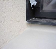 Projections sur fen&ecirc;tre de la lingerie