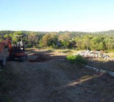 D&eacute;but du terrassement !