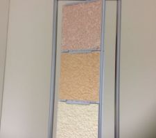 NOTRE CHOIX EST PORTE SUR LE BEIGE POUR L'ENDUIT DE NOTRE FUTURE MAISON.
