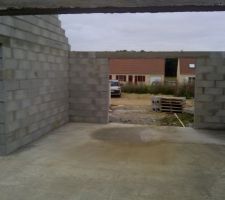 A l int&eacute;rieur du garage