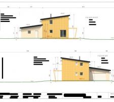 Façades Ouest et Est