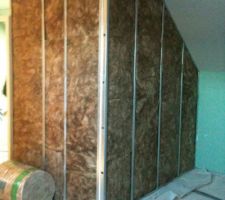 Cloison entre chambre parentale et salle de bain