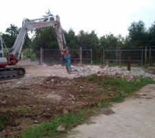 25 tonnes de beton a evacuer !!!!!!