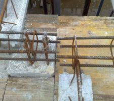 Le ferraillage a &eacute;t&eacute; coup&eacute; et enlev&eacute;