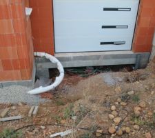 Mise en place du drain