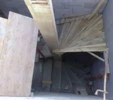 Coffrage escalier